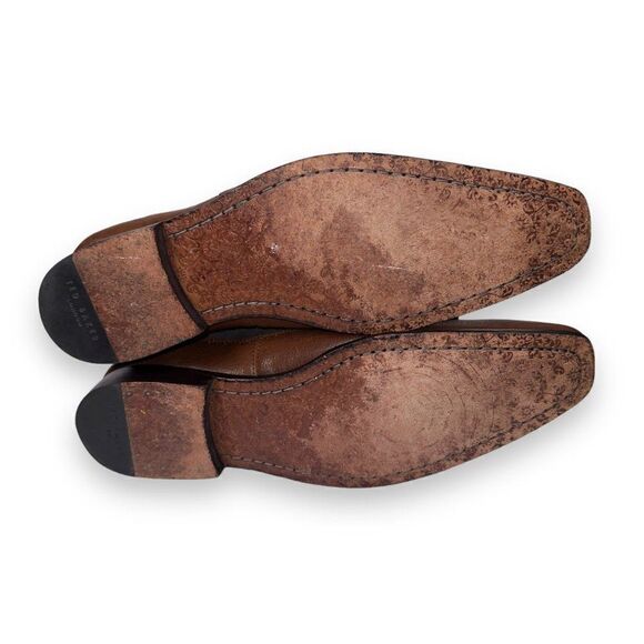 Ted Baker London Chelsea Leather Loafers Brown 28920 Men's 8 - Picture 8 of 12